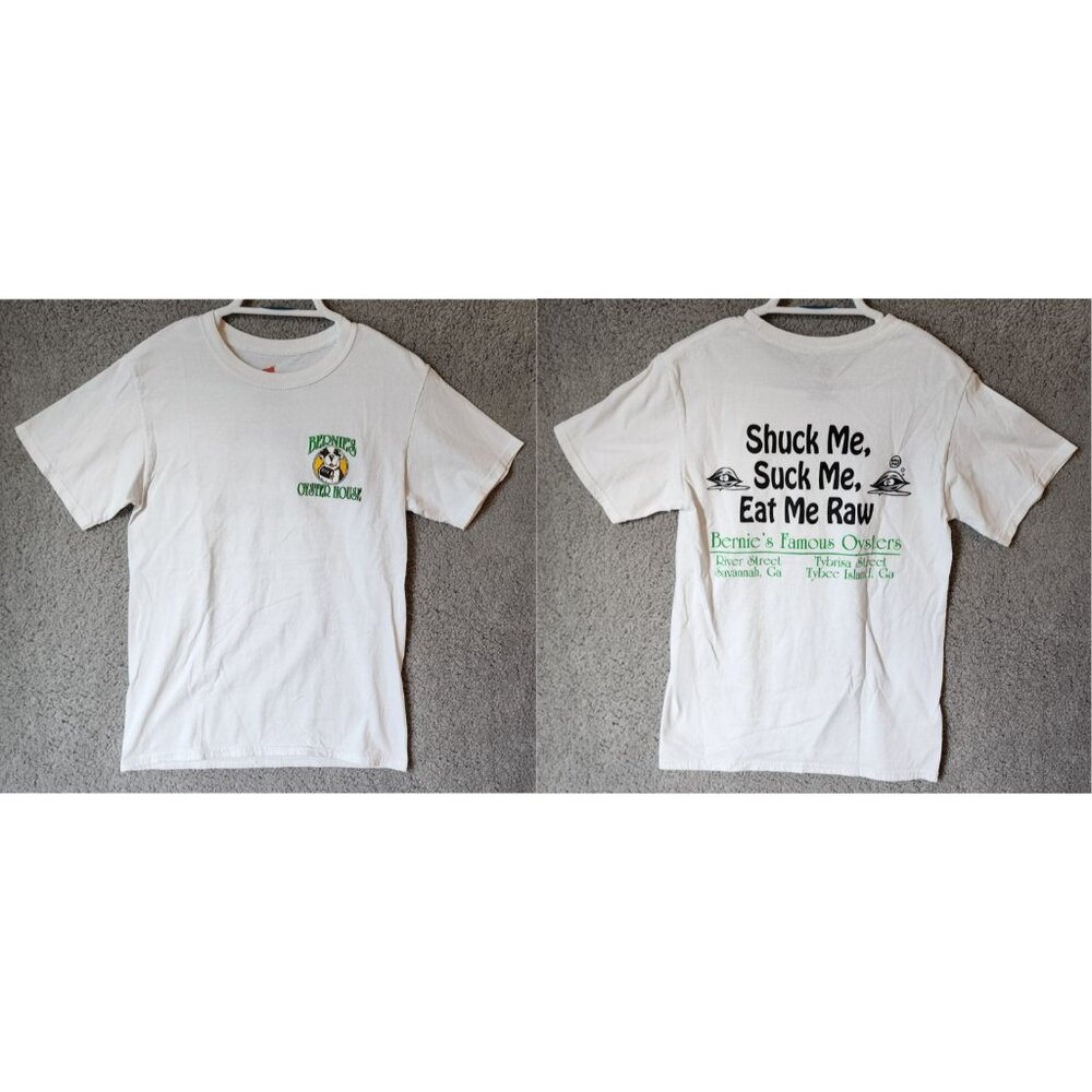 Bernie's Oyster House Tybee Island / Savannah GA Graphic Humor T Shirt Size S